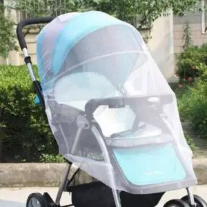 손쉬운 장착 프리 사이즈 밴딩형 여름 유모차 모기장 zMh2+8Fju