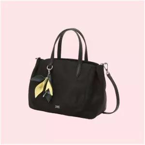 닥스() 닥스ACC 블랙 플라워 꽃무늬 참장식 나일론 토트백 핸드백 가방 M MISTY DCBA5E523 4499771