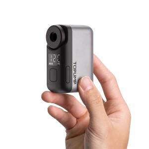 TOPUMP TB2 PRO 자전거 무선 타이어 팽창기 용 미니 휴대용 전기 펌프 120PSI 최대 450mAh 배터리 (화면
