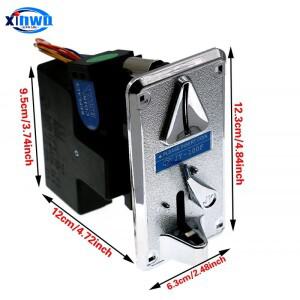 JY-100F 토큰 슬롯 코인 수락자 자동 판매기 클로 크레인 아케이드 게임 핀볼 부품 용 전자 선택기 메커니