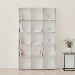 포스트모던 발렌 3X5 미드센츄리 거실 책장 1200 5단 C3