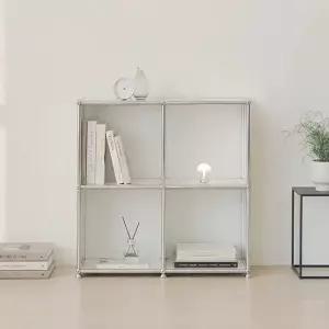 포스트모던 발렌 2X2 미드센츄리 미니 책장 800 2단 C3