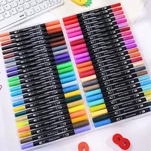 고품질 아트컬러 48색 마커펜 세트 마카펜 캘리그라피마카 수채마카 트윈마카 유성마카 미술용품 WFIP7KJ