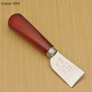 Leather Skiving Knife With Wooden Handle Precision Cutting Tool For DIY And Leatherworking Applic