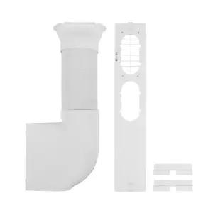 LG전자 이동식 에어컨 듀얼 호스 키트 (화이트) AET74011416