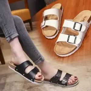 여자빅사이즈신발 코디 여행 고등학생슬리퍼 바닷가 WD82180