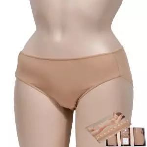 여성 삼각팬티 햄라인 3매입 데일리 누디 SN2401-0094 물랑루즈