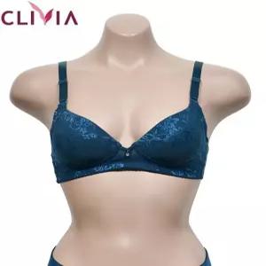 브라 은은한 노와이어 매력적인 자가드 우아하고 플라워 A컵 SN2201-0082