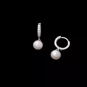 50대 귀걸이 진주 드롭 은 골드핀 담수 실버 여자선물 14K귀걸이 14K