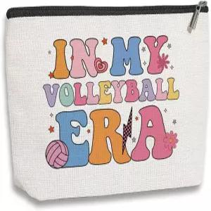 내 배구 시대의 여성들을 위한 영감 선물 메이크업 가방 화장품 용품 십대 소녀 선수들을 팀 생일 절친 BFF
