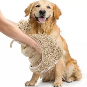 스미리 샤닐 개 건조 타월 진흙 개를 위한 추가 흡수 목욕 그루밍 및 산책 후 청소를 초소프트 퀵 드라이