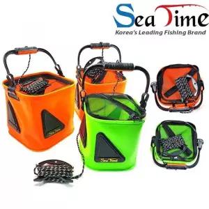 [알티피아]접이식 하드 두레박 캠핑 낚시 물통 바스켓