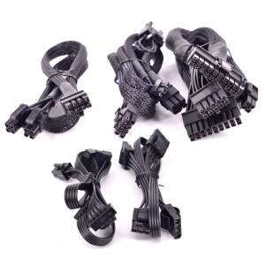 PCIe-8 핀 6 + 2 IDE SATA CPU 4 ATX 24 전원 공급 장치 케이블  커세어 RMx 시리즈 RM1000x RM850x RM750X