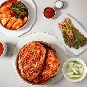 [명절 구성] 양혜정 종가집 종부김치(포기6kg+총각3kg+파1kg+동치미 500g)