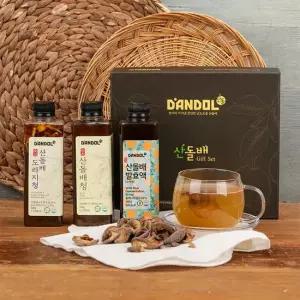 [밋앤밀] 이반촌농원 단돌 프리미엄 3종 선물세트(산돌배청+산돌배도라지청+산돌배발효액)