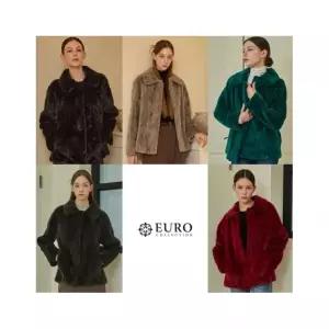 더블유쇼핑 [유로컬렉션] 천연 밍크 하프 코트 1종 여성