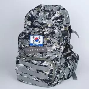 자수 태극기 와펜 패치 파랑-WFIQDG3