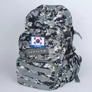 자수 태극기 와펜 패치 파랑-WFIQDG3