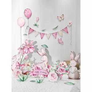 돌상 포토존 백일 분위기 사진 첫돌 토끼 소품 파티 샤워