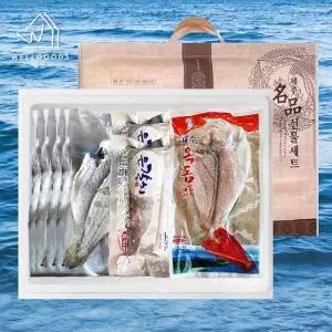 [웰굿]제주 반건조 옥돔 혼합선물세트 3호(옥돔2,조기2,갈치2)