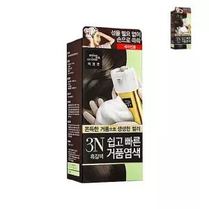 염색약 미장센 쉽고 빠른 거품염색 흑갈색(새치전용) 3N