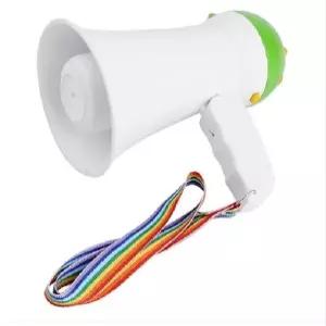 고성능 미니 메가폰 확성기 HW-1 소형 사이렌 행사용 색상랜덤