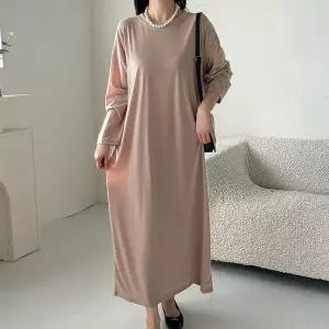 [하프클럽/나야홍]빅사이즈 601 깔끔한스판오버핏원피스 DBAV185