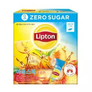 유니레버 립톤 제로슈가 아이스티 믹스 복숭아 5g x 30개입 1개