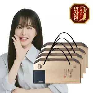 [농협홍삼] 한삼인 국내산 산삼 산삼배양근 골드 100ml 10병 4세트+쇼핑백