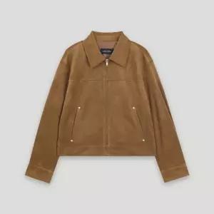 [코데즈컴바인] 블루종 집업 카라넥 스웨이드점퍼 (CLA-LE506W2)