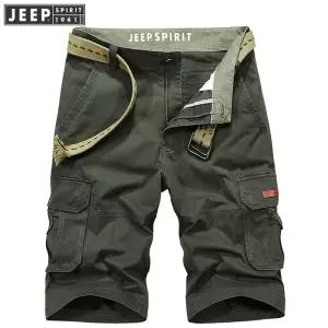 JEEP SPIRIT 지프 남성용 캐주얼 포켓 카코 반바지 SP0222+팔찌