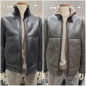 갤러리아 ZOF4LJ1304,남성점파,남성 페이크점퍼,인조무스탕,무스탕