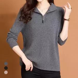 KARRA 하프집업레귤러니트_A5W0953