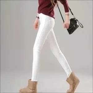 [라일리여성의류] Rly 안감 스키니 기모바지 겨울팬츠 융털 슬림핏 여자