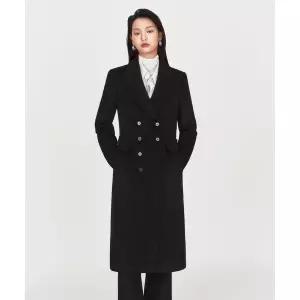 더엣지 THEATG 울 블렌드 더블 롱 코트 2039969800 189956