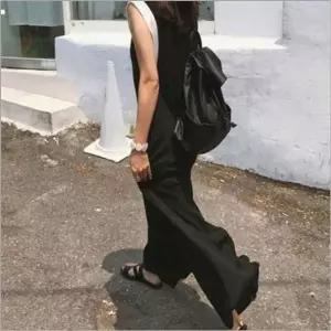 [골드스마일]여름 점프수트 코디 민소매 점프슈트 레이어드 와이드핏 롱 여자