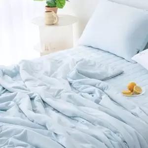 고품질 신 오싹 냉감 이불 S(싱글) 블루 155 x 205 오크나무자리 청대나무자리 마작자리 마작 침구 WFITSU