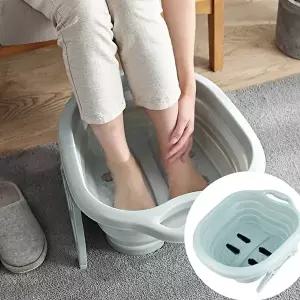 고품질 온열 발 족욕기 접이식 족욕 찜질기 휴대용 마사지 지압기 기기 습식 족욕찜질기 WFITU18