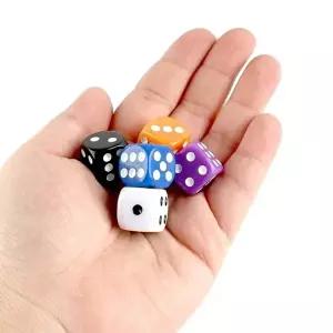고품질 게임용 컬러 주사위 보드게임 필수 아이템 미니 컬러주사위 주사위 WFITUFT