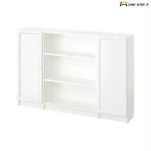 이케아 BILLY 양쪽 도어가 있는 책장/다용도수납장 (160x160cm)