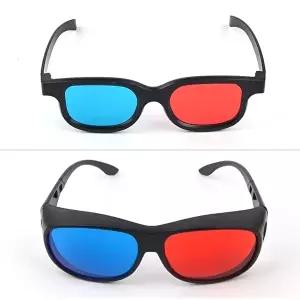 고품질 입체 시청용 안경 3D 일반형 고글형 영화 감상용 3D입체안경 입체안경 적청안경 에너글리프 WFITV4