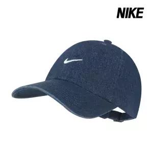나이키 모자 클럽 언스트럭처 데님 캡 컬리지 네이비 화이트 HF0383-419