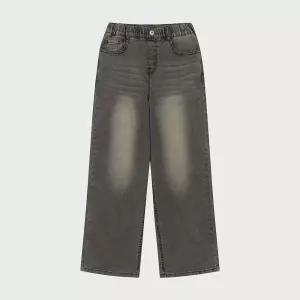 행텐틴즈 여아 풀밴딩 와이드 데님팬츠_165(14560-155-202-10)