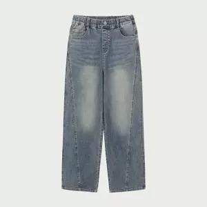 행텐틴즈 여아 커팅 라인 와이드 데님팬츠_254(14560-155-206-10)