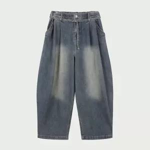 행텐틴즈 여아 프론트 턱 스냅 와이드 데님팬츠_281(14560-155-207-10)