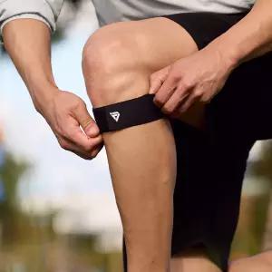 NEW 테이핑테크 슬개건 집중 무릎보호대 양쪽 2개 특허기술 러닝 등산 헬스