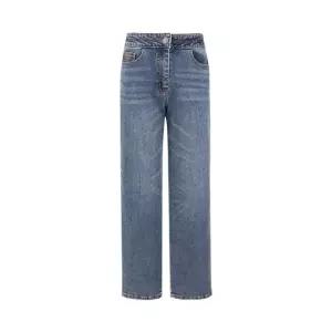 샤트렌 체인 자수 포인트 슬림핏 데님팬츠_HCESDP204