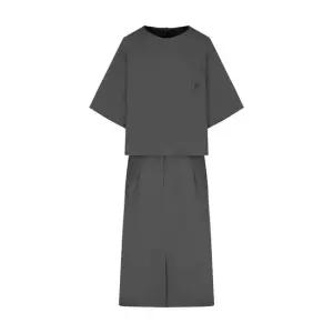 4부소매 H라인 캐쥬얼 원피스_HCEMOP208