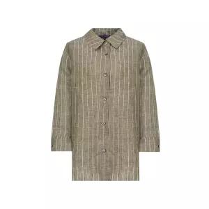 [올리비아하슬러]올리비아하슬러 오버사이즈 스트라이프 린넨 셔츠_OHEMBL113