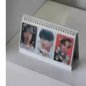 사진첩 스탠드 포토카드 3칸 앨범 사진 정리함 추억 보관함
